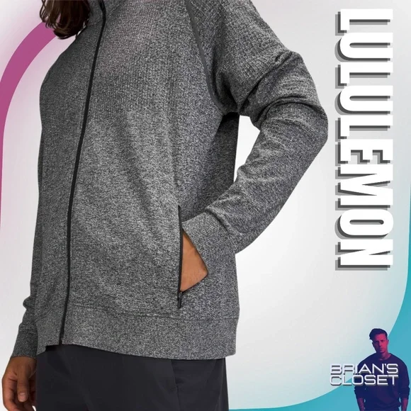 LULULEMON Men's Engineered Warmth Jacket in Vapor/Gull Grey/Black - XL - Picture 6 of 16